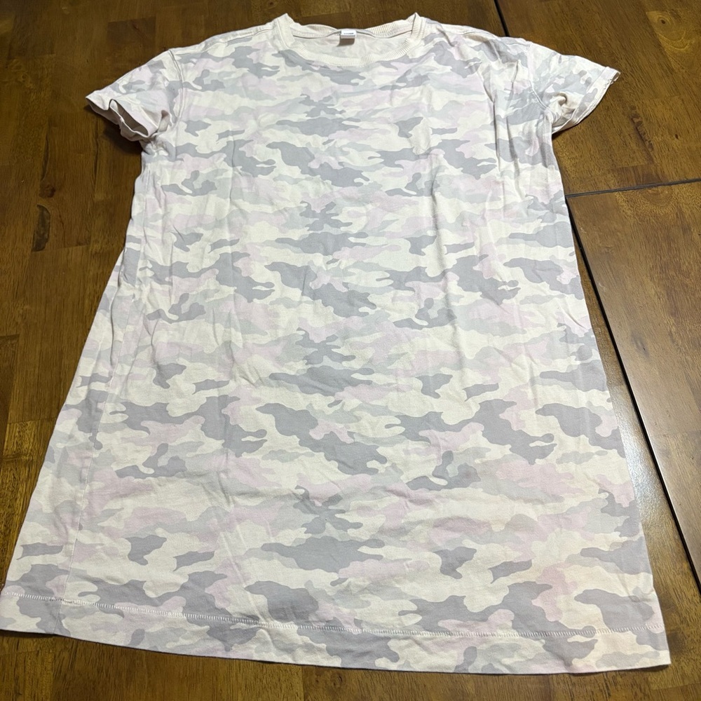 Old Navy Camo T-shirt Dress Medium